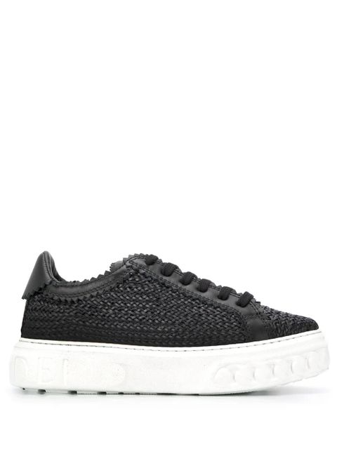 Casadei woven off-road sneakers - Black - zdjęcie produktu nr 1