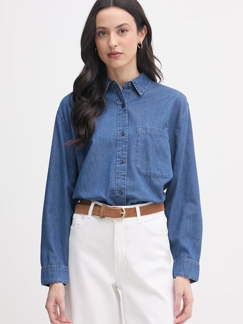 United Colors of Benetton koszula damska bawełniana - zdjęcie produktu nr 2