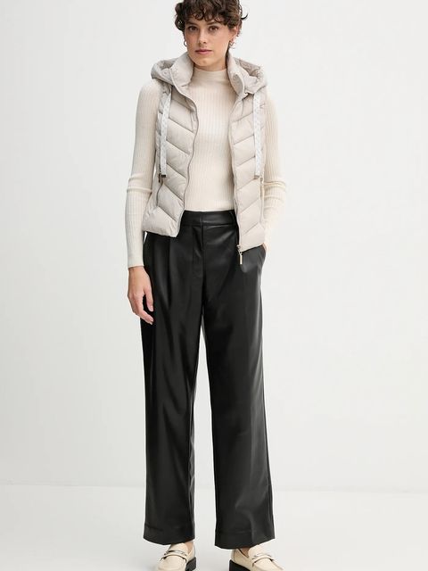 Gaudi bezrękawnik kolor beżowy zimowy 521BD35003