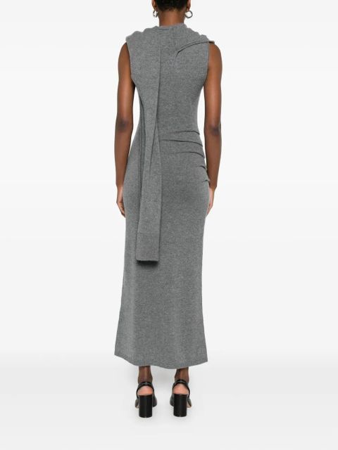 Simkhai scarf-detail sleeveless maxi dress - Grey