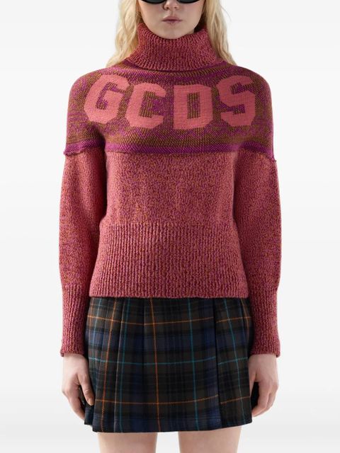 GCDS turtleneck knit jumpers - Red - zdjęcie produktu nr 2