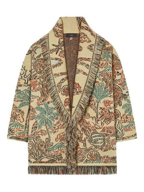 Alanui Sketched By The Ses fringed cardigan - Neutrals - zdjęcie produktu nr 1