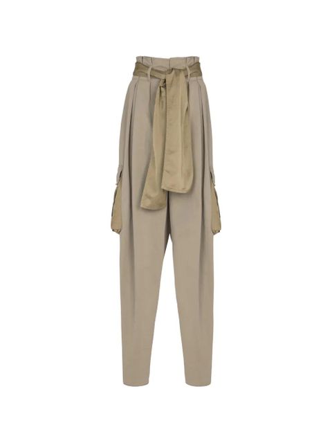 Balmain high-waisted cargo pants - Green - zdjęcie produktu nr 1