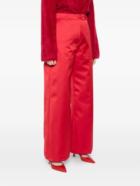 The Frankie Shop Brickell satin trousers - Red - zdjęcie produktu nr 2
