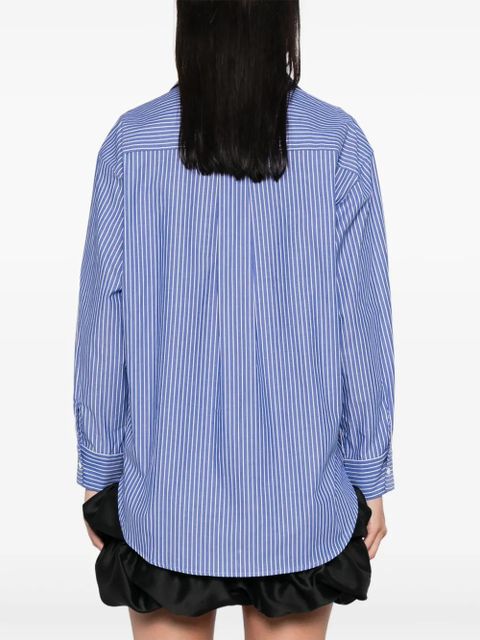 SANDRO bow-detail shirt - Blue
