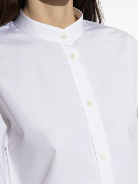 Givenchy collarless button shirt - White