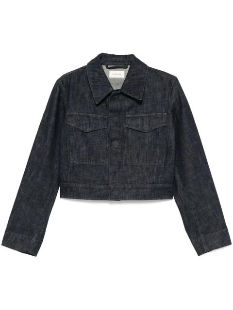 LEMAIRE Two Pocket cropped jacket - Blue - zdjęcie produktu nr 1