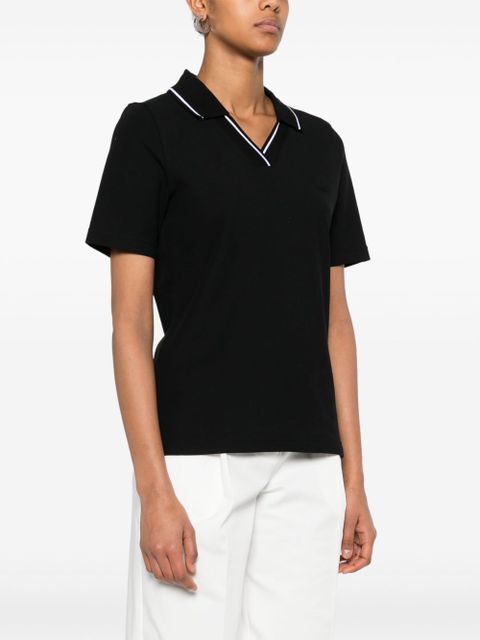 Moncler short-sleeves polo shirt - Black
