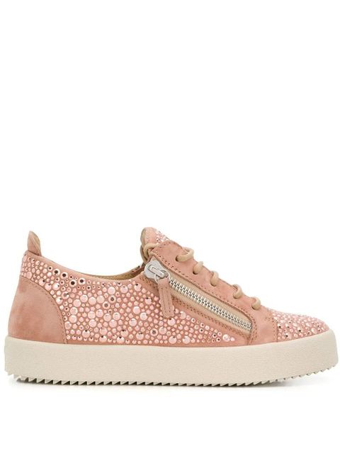 Giuseppe Zanotti Gail Crystal trainers - Pink - zdjęcie produktu nr 1