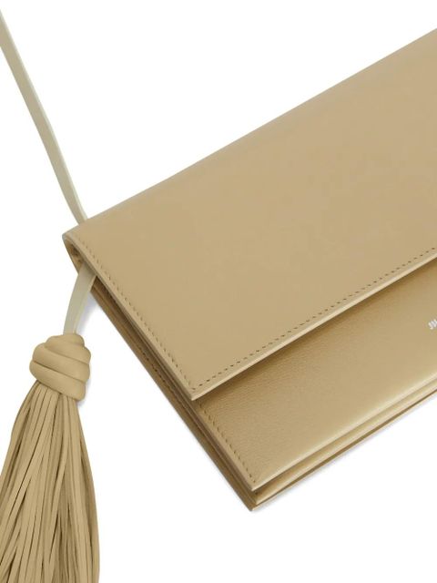 Jil Sander tassel-detailed cross body bag - Neutrals