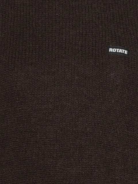 ROTATE BIRGER CHRISTENSEN crew-neck sweater - 2910 - CHICORY COFFEE