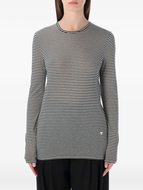TOM FORD striped-pattern top - White - zdjęcie produktu nr 1