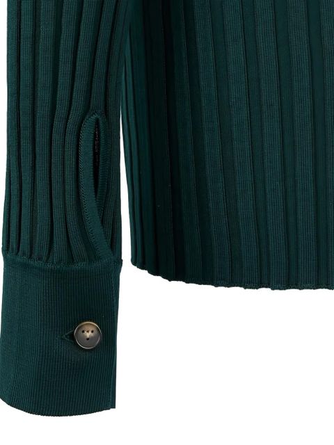 Tod's ribbed button cardigan - Green