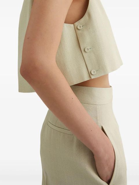 Jil Sander crew-neck vest - Neutrals