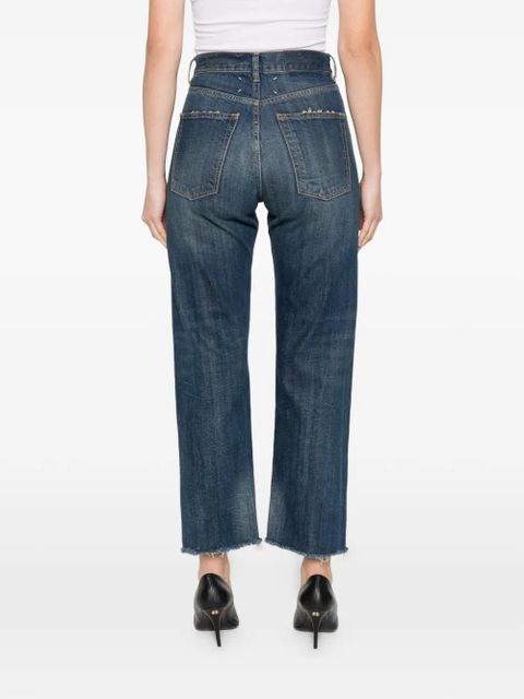 Maison Margiela five-pockets button-fastening jeans - Blue