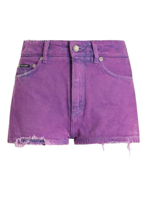 Dolce & Gabbana DNA cotton shorts - Purple - zdjęcie produktu nr 1