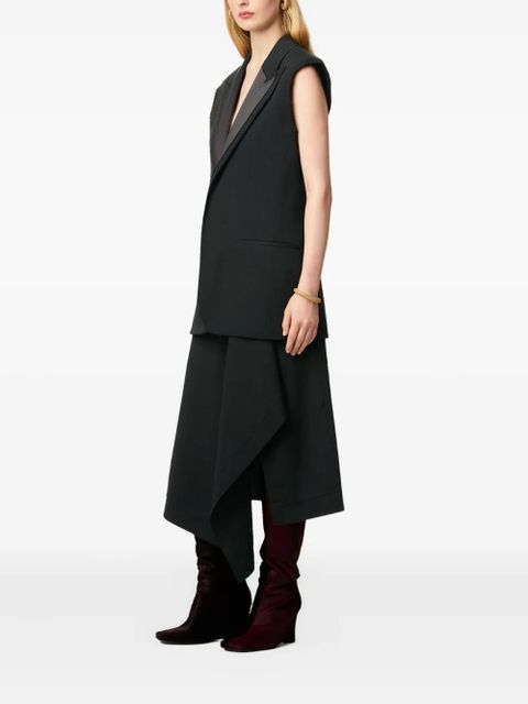 AMI Paris wool sleeveless gilet - Black