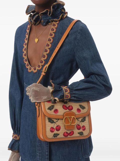 Valentino Garavani embroidered chambray blouse - Blue - zdjęcie produktu nr 2