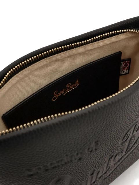 MC2 Saint Barth Aline logo-devossed shoulder bag - Black - zdjęcie produktu nr 2