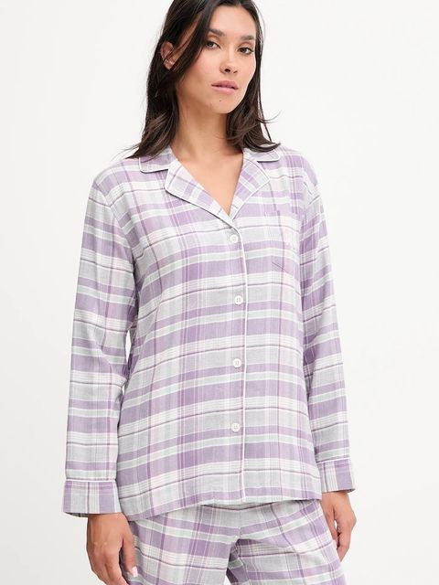 Lauren Ralph Lauren piżama damska kolor fioletowy ILN92448