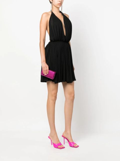 Amina Muaddi mini Paloma clutch bag - Pink