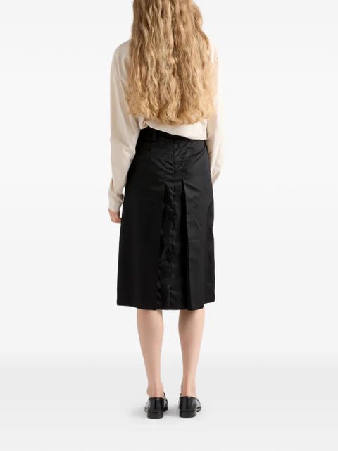 Prada Re-Nylon flared skirt - Black