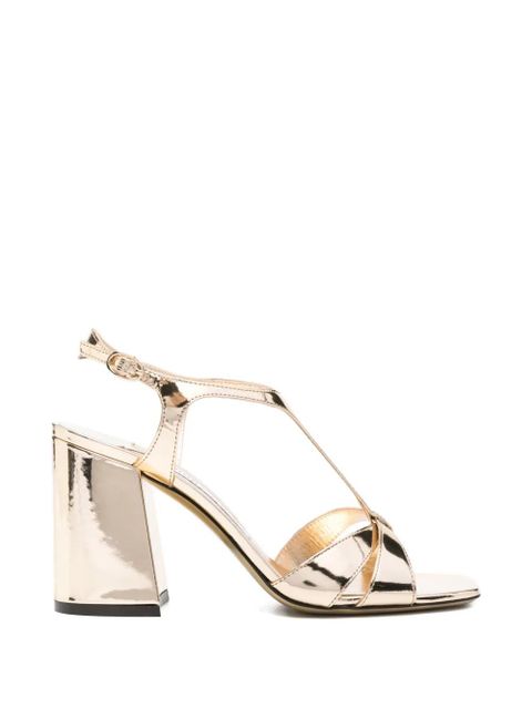 Jimmy Choo Kesia T-strap leather sandals - Gold - zdjęcie produktu nr 1