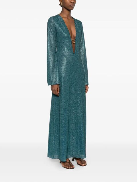 Oséree ring cut-out dress - Green