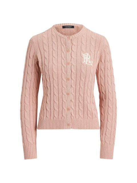 Lauren Ralph Lauren cable-knit cardigan - Pink - zdjęcie produktu nr 1