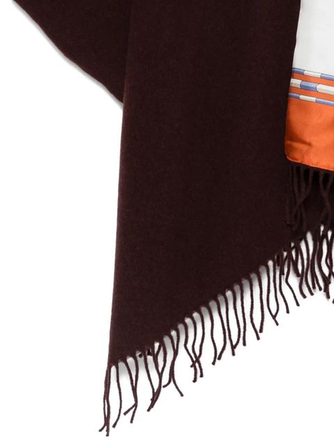 Ferragamo fringed shawl - Brown