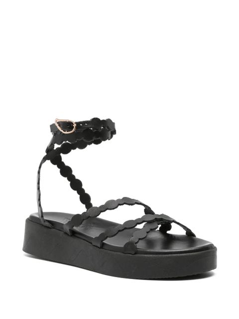 Ancient Greek Sandals Aspis flatform leather sandals - Black - zdjęcie produktu nr 2