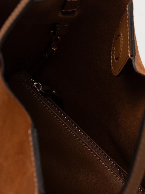 Gianni Chiarini torebka zamszowa VIOLETTE kolor brązowy BS.11286.CM-PL