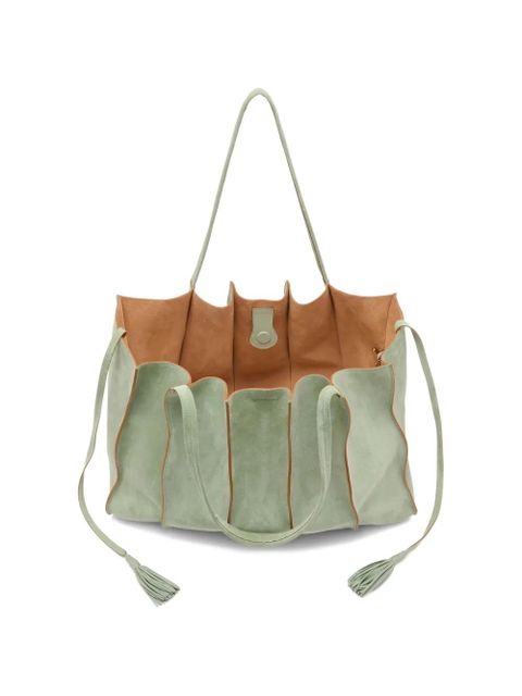 Ulla Johnson large Adria tassel-detail large tote - Green