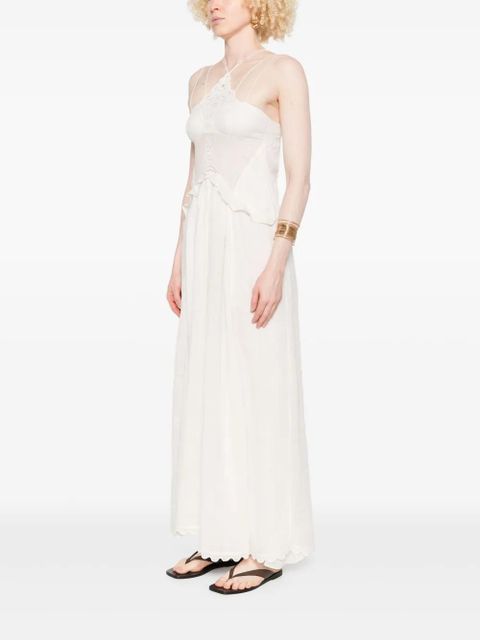 ISABEL MARANT panelled maxi dress - Neutrals