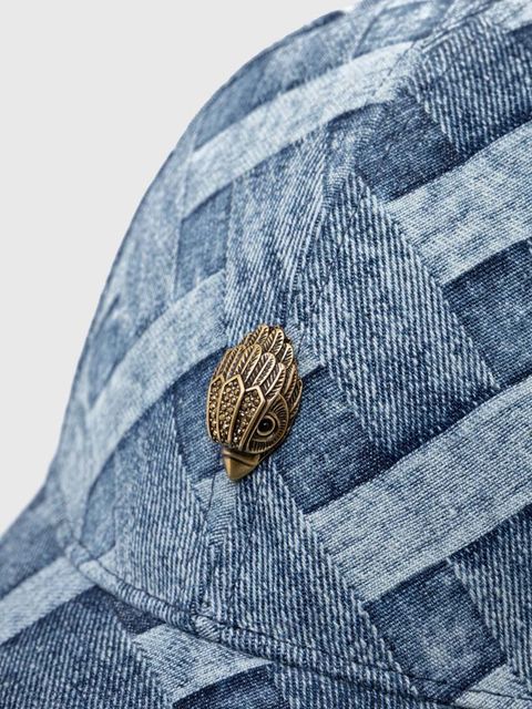 Kurt Geiger London czapka z daszkiem jeansowa - zdjęcie produktu nr 1