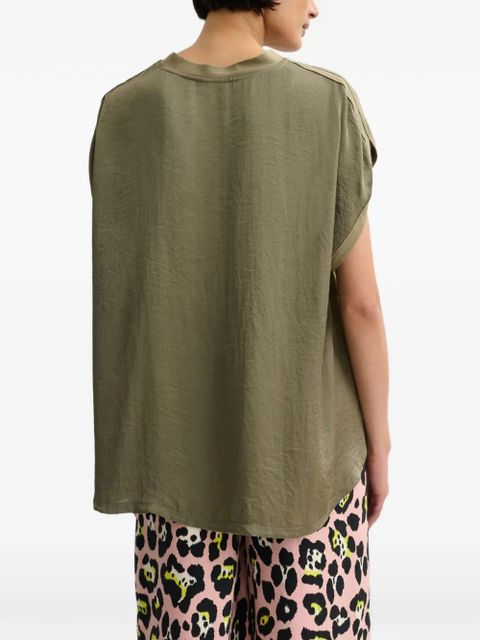 Essentiel Antwerp Jabana high-low T-shirt - Green