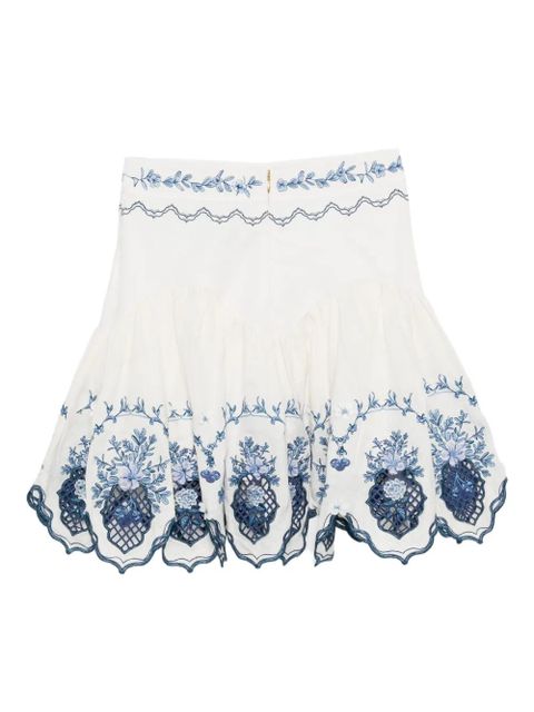Agua By Agua Bendita Asai wild mini skirt - White - zdjęcie produktu nr 2