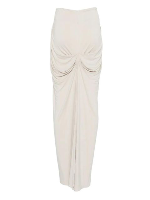 ENTIRE STUDIOS Tide draped maxi skirt - Grey