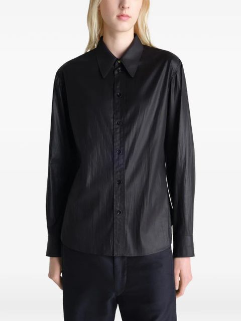 LEMAIRE pointed-collar shirt - Black
