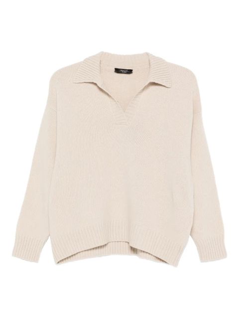Weekend Max Mara v-neck sweater - Neutrals - zdjęcie produktu nr 1
