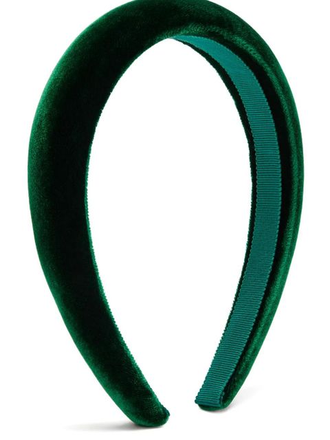 Jennifer Behr Tori padded headband - Green - zdjęcie produktu nr 2