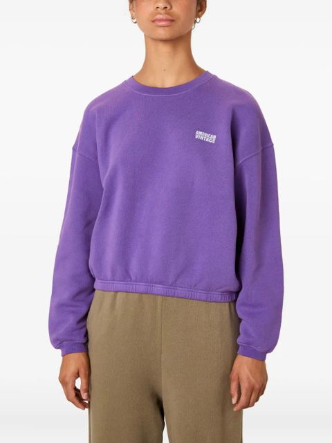 American Vintage round-neck izubird sweatshirt - Purple