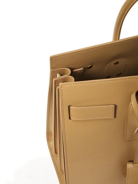 Saint Laurent Sac De Jour embossed handles small tote bag - Neutrals