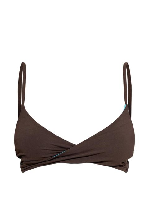 Bond-eye Amira reversible bikini top - Brown - zdjęcie produktu nr 1