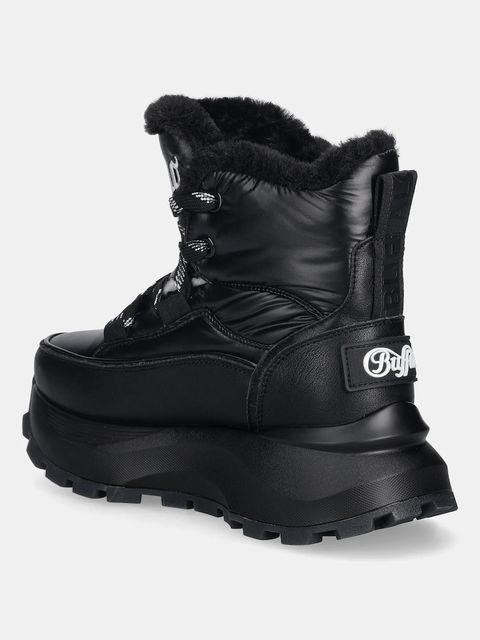 Buffalo śniegowce Manhatten Lace Up Puffed kolor czarny 1622621-BLK