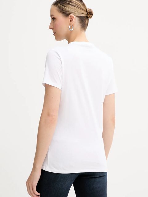 BOSS Orange t-shirt bawełniany damski kolor biały 50549192