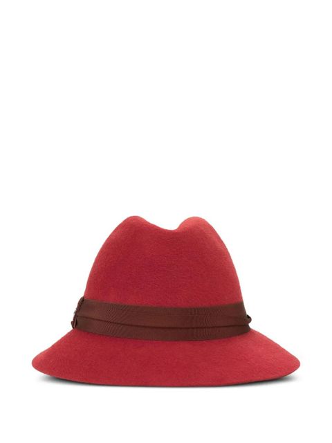 Loro Piana Ingrid fedora hat - Red - zdjęcie produktu nr 1