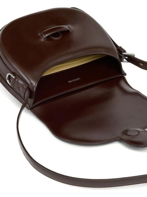 LEMAIRE Cartridge leather crossbody bag - Brown