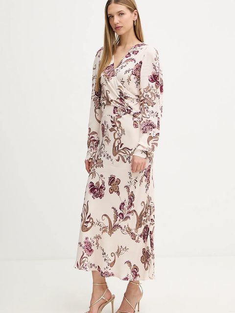 Marciano by Guess sukienka DENISE kolor beżowy maxi rozkloszowana 5BGK32 7352A - zdjęcie produktu nr 2