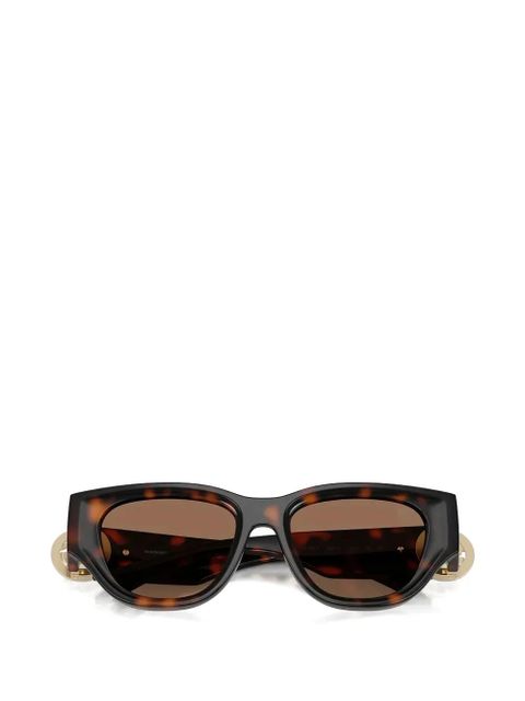 Burberry Eyewear logo-detail sunglasses - Brown